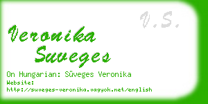 veronika suveges business card