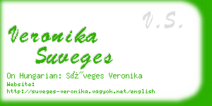 veronika suveges business card